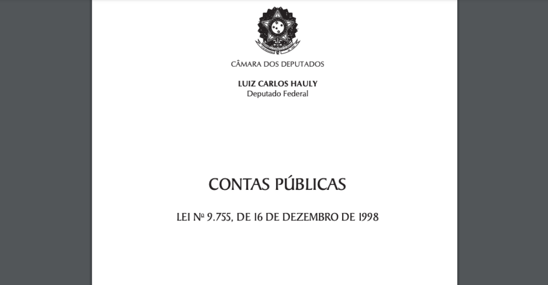 Transparência Lei 9755 de 16 de dezembro de 1988 - 2015