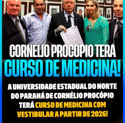 Ratinho Junior autoriza implementação do curso de Medicina na UENP para atender o Norte Pioneiro