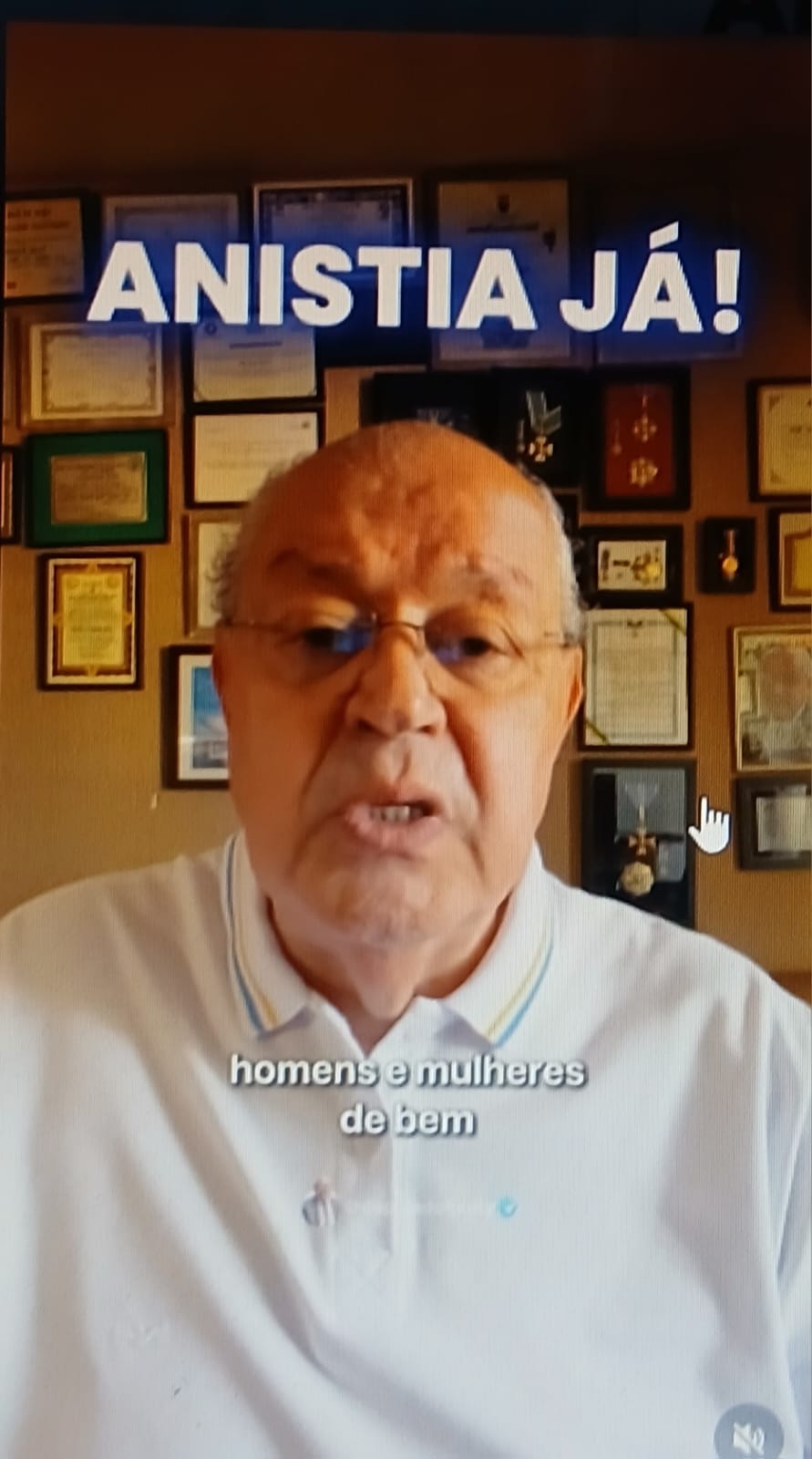 Parlamentar solicita que Congresso vote anistia durante a pauta de Natal