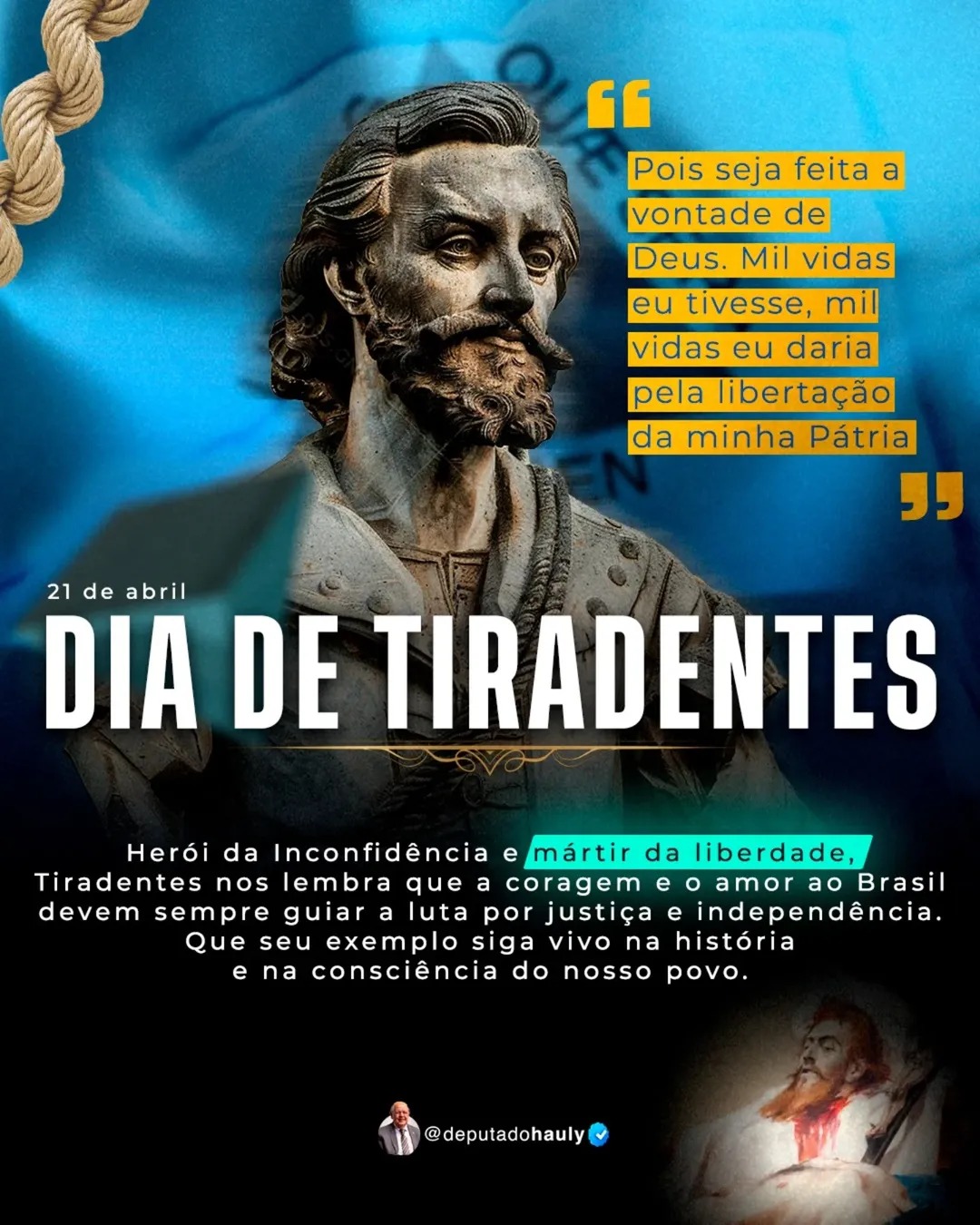 Você conhece o Joaquim José da Silva Xavier?